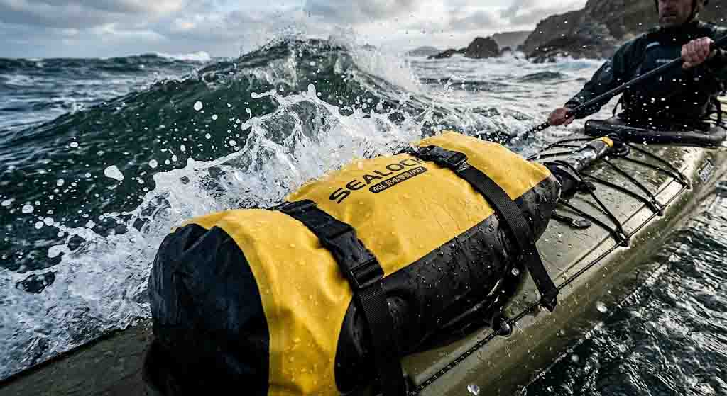 Dinamika Submersi ing Kayak Capsizes: Napa Duffels TPU Polieter Tanpa Stitch Ngalahake Gelombang Hidrolik