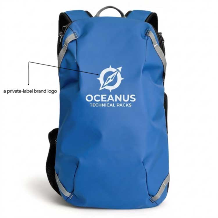 Tas Laptop Waterproof Custom kanggo Proyek Label Pribadi