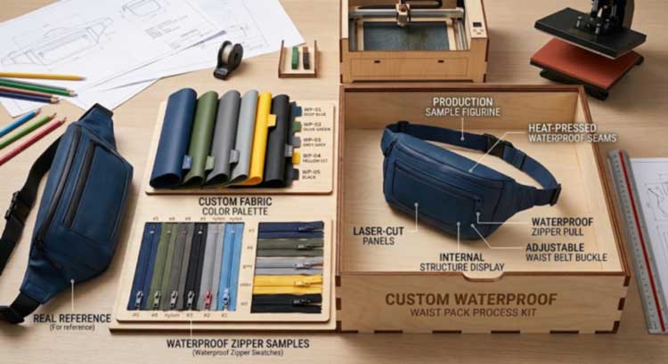 Pandhuan Tuku Paket Pinggang Waterproof Custom