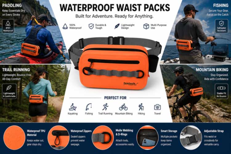 Paket Pinggang Waterproof OEM kanggo Merk Outdoor