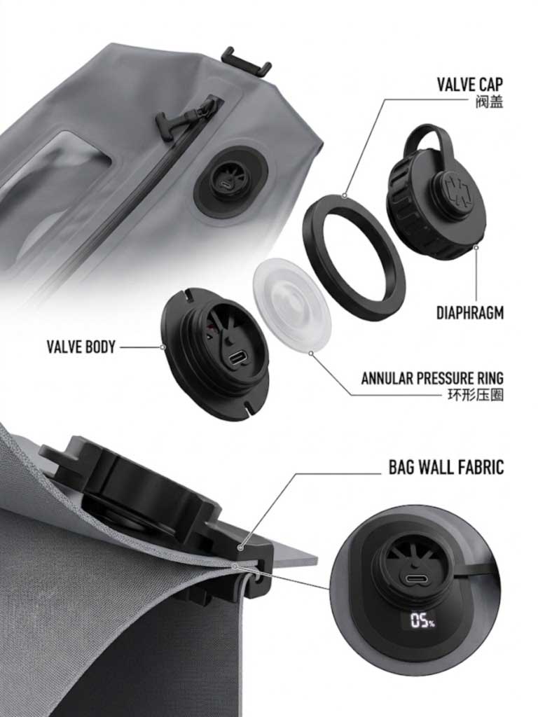 Produksi Tas Kompresi Vakum Custom - TPU Welded